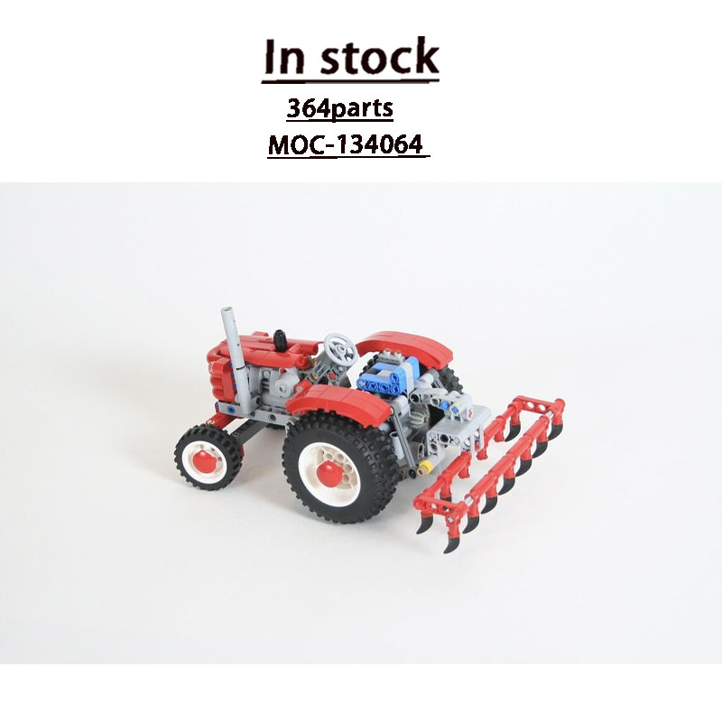 Urban Farming Model - MOC-134064 Kentsel Çiftlik Tarımsal Retro Traktör