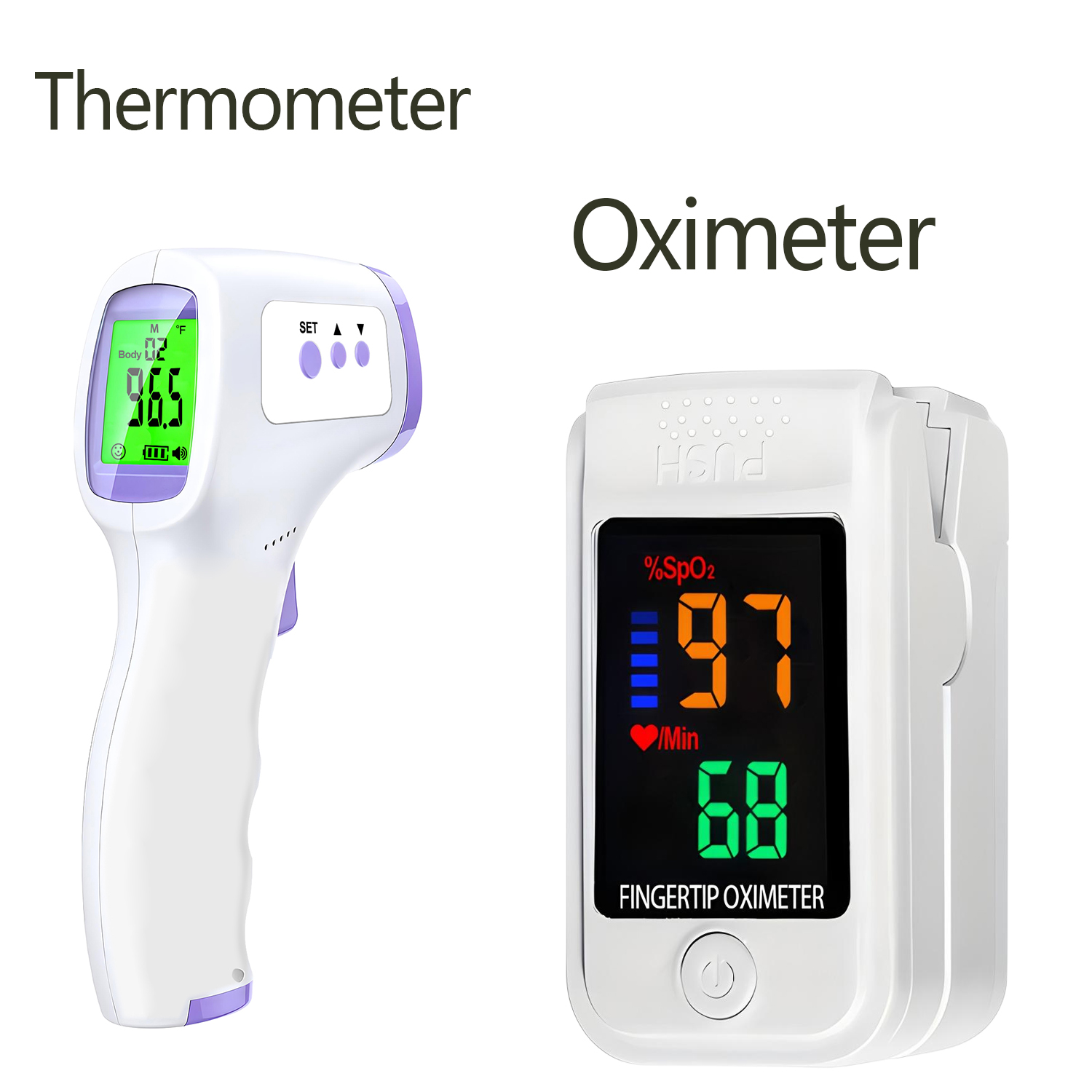 Do Oxygen Meter - Temassız Dijital Kızılötesi Alın Sıcaklık Ölçer