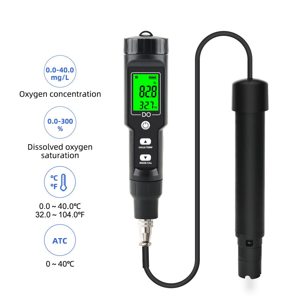 Do Oxygen Meter - Profesyonel DO9100 Çözünmüş Oksijen Ölçer Dijital