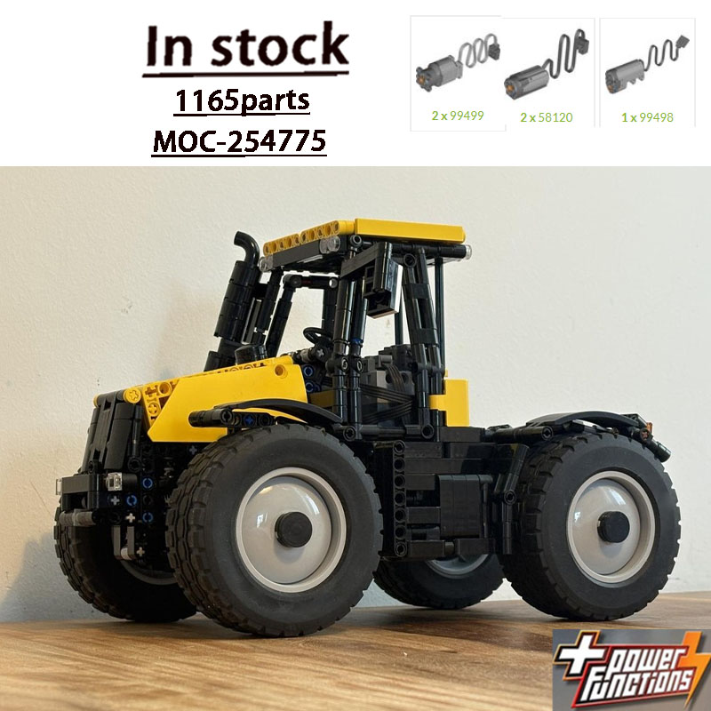 Urban Farming Model - MOC-254775 Kentsel Çiftlik Tarımı Sarı-Siyah Traktör