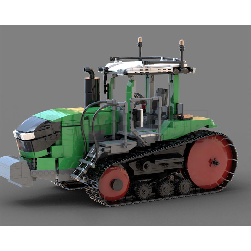 Urban Farming Model - MOC-260781 Kentsel Çiftlik Tarım Traktörü Yapı