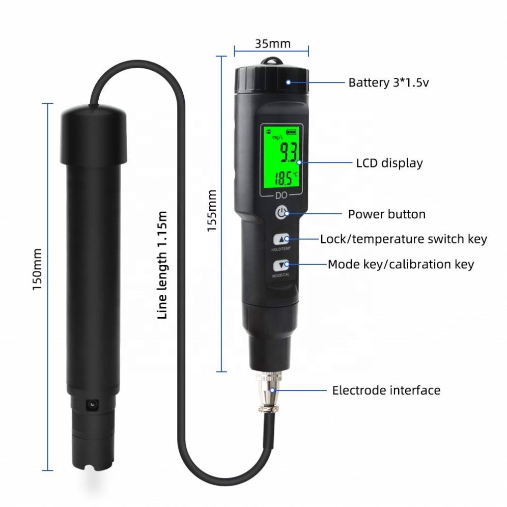 Taşınabilir Çözünmüş Oksijen 0 - Do Oxygen Meter incelemesi ve fiyatı